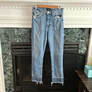 Hudson Zoeey High Rise Ankle Straight Jeans size 27
